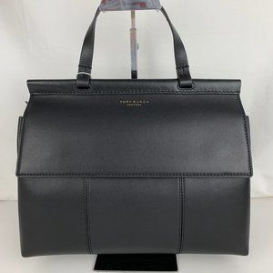 Tory Burch T Satchel - Black Leather Satchel